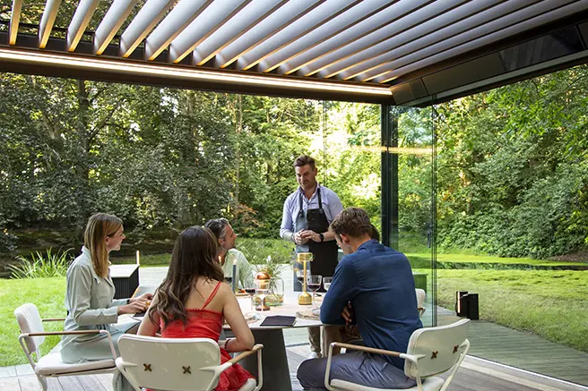 Pérgola elegante Renson Camargue