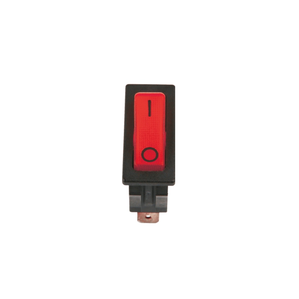 INTERRUPTOR TECLA LUMINOSO 1P ROJO GAVE