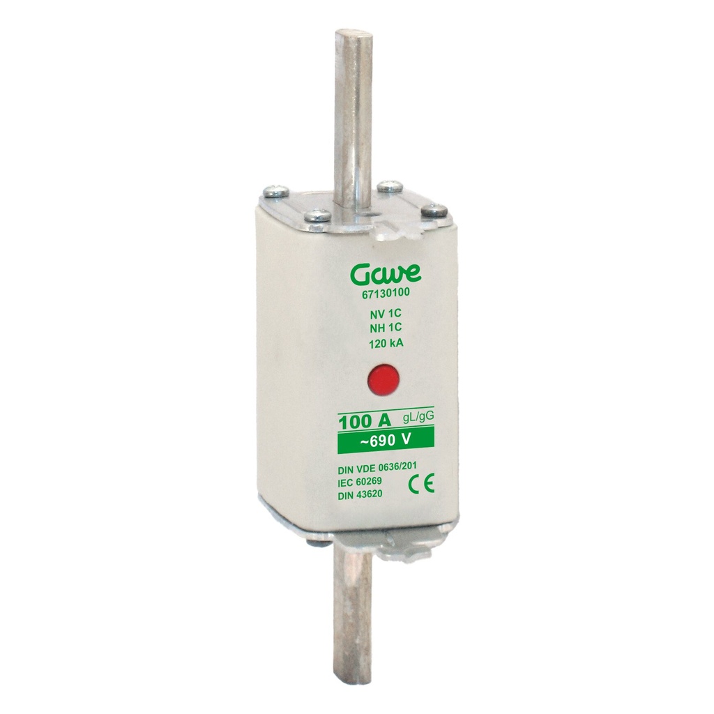 [67130100] FUSIBLE NH IND.FUSION GAVE 100A.AM T1