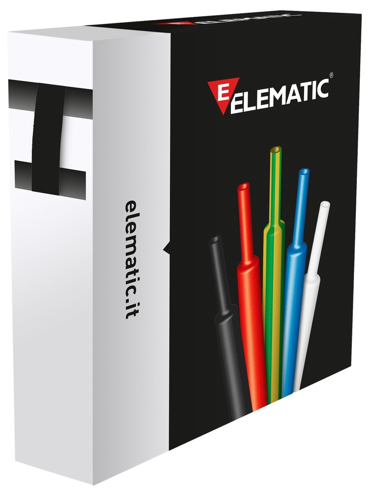 TUBO TERMOR.NEGRO 12,7/6,4 GAVE