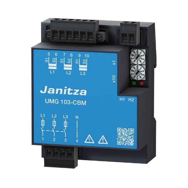 JANITZA ANALIZADOR DE ENERGÍA TRIFÁSICO COMPACTO UMG 103-CBM