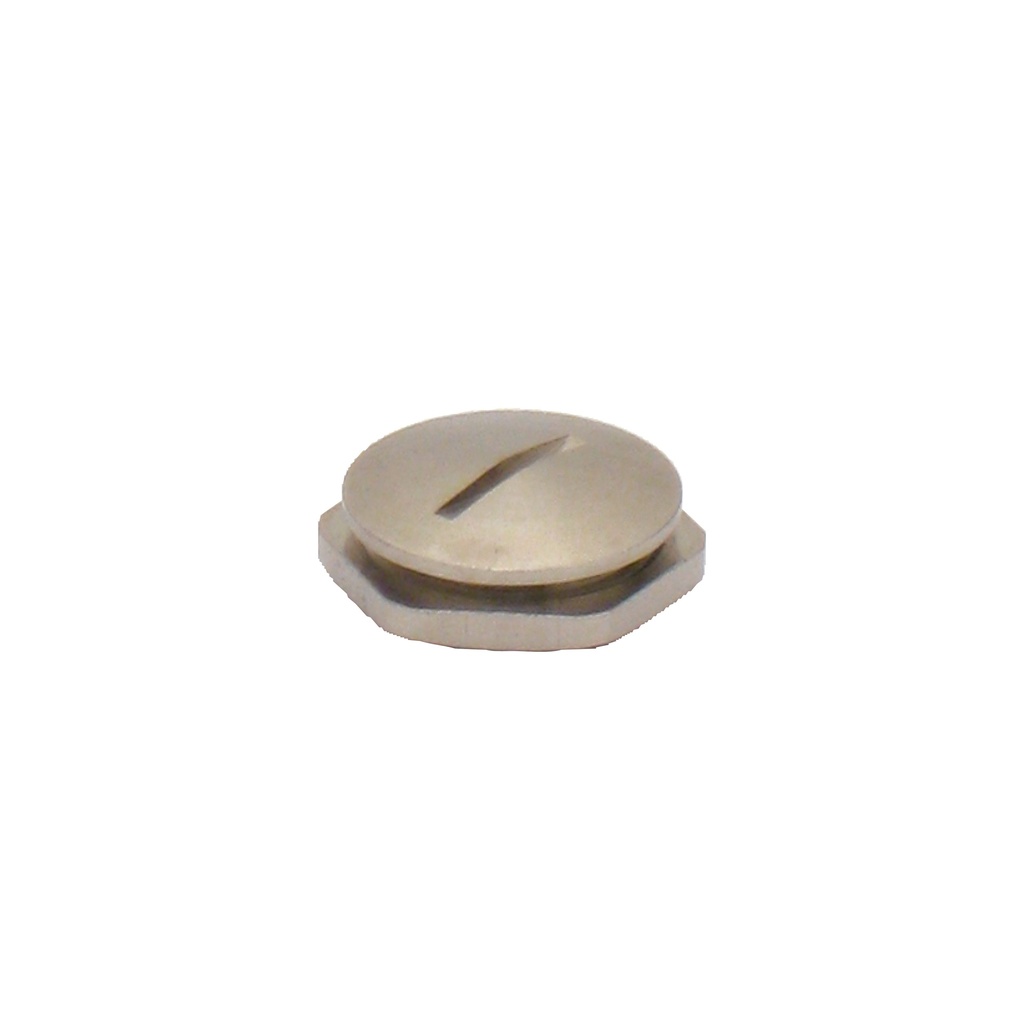 TAPON LATON NIQUELADO GAVE CON JUNTA M32 IP68