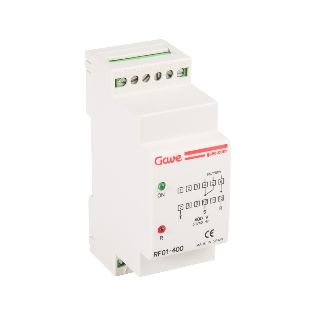 RELE CONTROL GAVE SECUENCIA Y FALLO FASE 400V