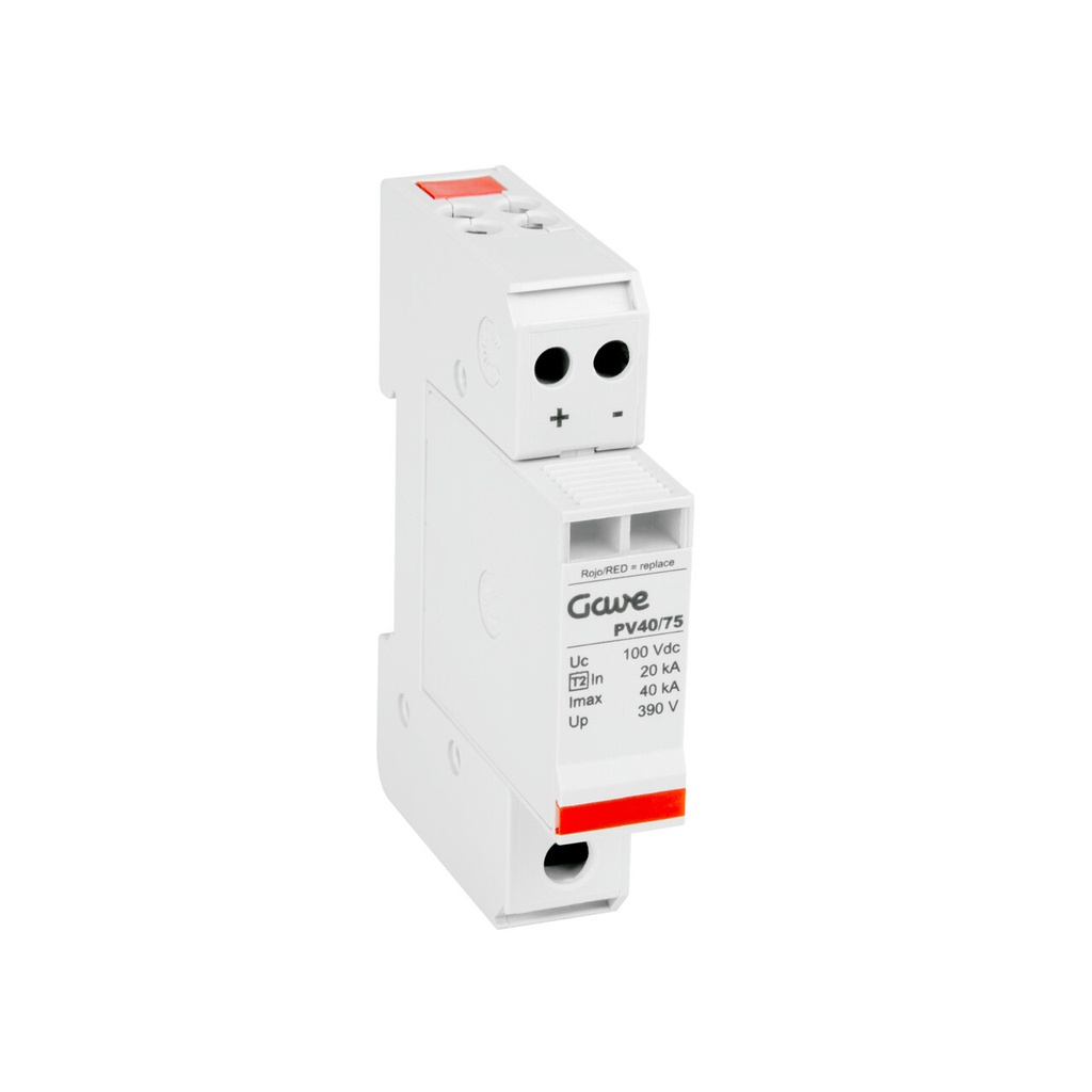PROTECTOR GAVE CLASE II - 75VDC -40KA