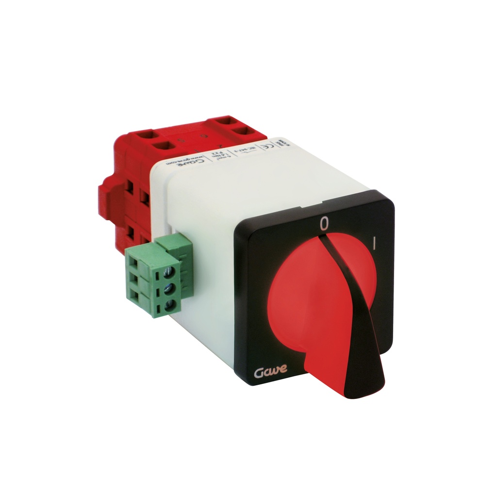 CONMUTADOR GAVE LUMINOSO ROJO/VERDE 24V DC 1P 16A