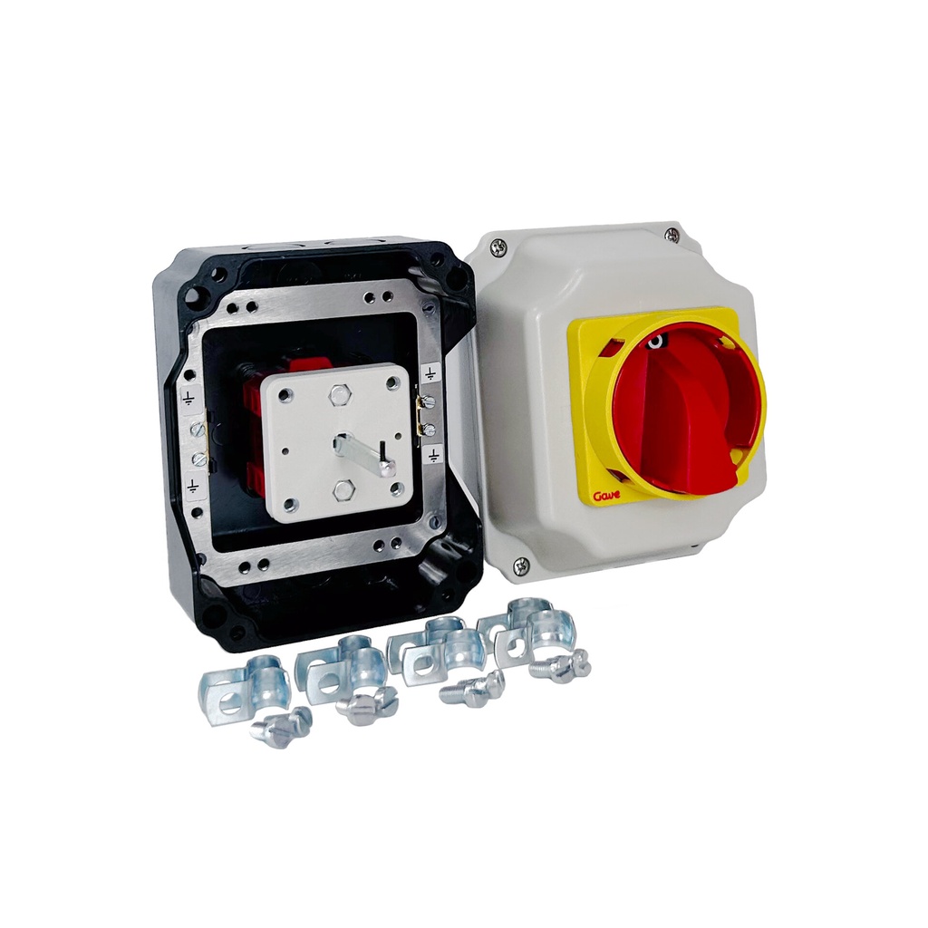 [AB552100C] INTERRUPTOR GAVE 3P.16A. EN CAJA IP65 + EMC