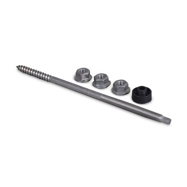 Novotegra Tornillo doble rosca para fijación a madera/taco químico, M12 300