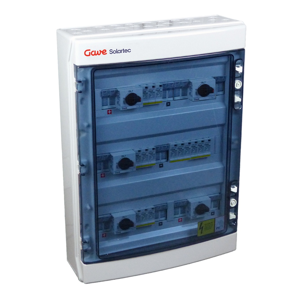 [STM21025P15S/5] CAJA MODULAR CONEXIÓN PV - 2STRINGS 1000V 25A FUS15A 5MPPT SALIDAS INDIVIDUALES