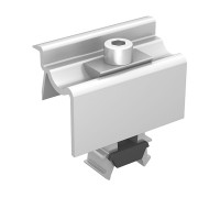K2 SYSTEMS EC UNIVERSAL CLAMP ONEEND SILVER