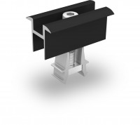 K2 SYSTEMS MC UNIVERSAL CLAMP ONEMID BLACK 30-42mm