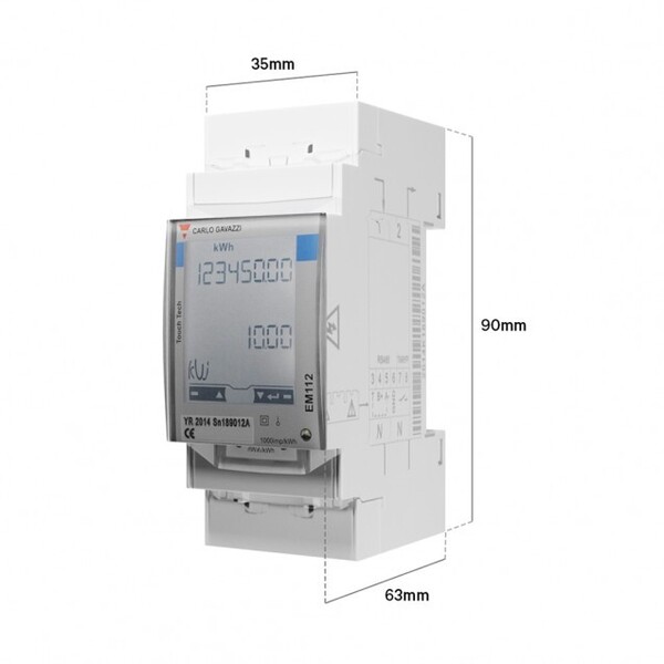WALL BOX POWER METER monofásico