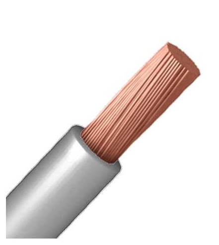 Cable GRIS 10mm2 Libre Halógenos H07Z1-K 1m