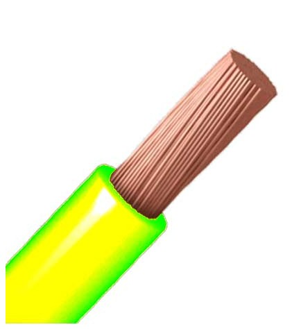Cable Tierra 16mm² Libre Halógenos H07Z1-K 1m