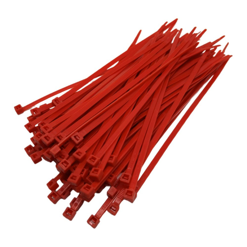 BRIDA 140X3,6 ROJO RAL 3000