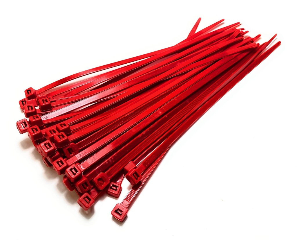 BRIDA 200X3,6 ROJO